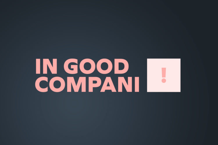 #InGoodCompani